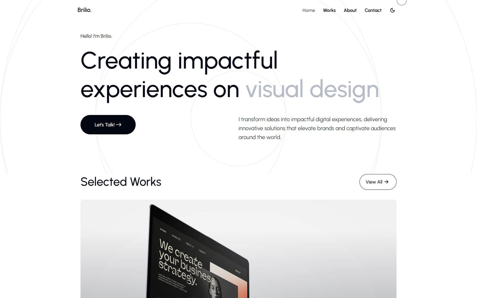 Personal Portfolio React Template