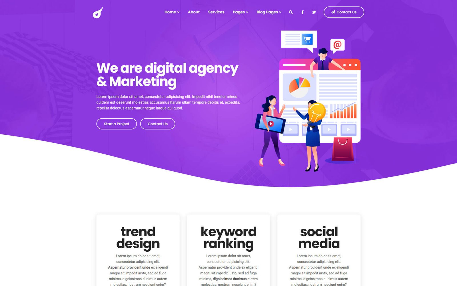 SEO & Digital Marketing Agency HTML